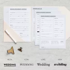 DesignAglow Essential Wedding Contract & Forms