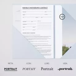 DesignAglow Portraits & Families Essential Portrait Contract & Forms