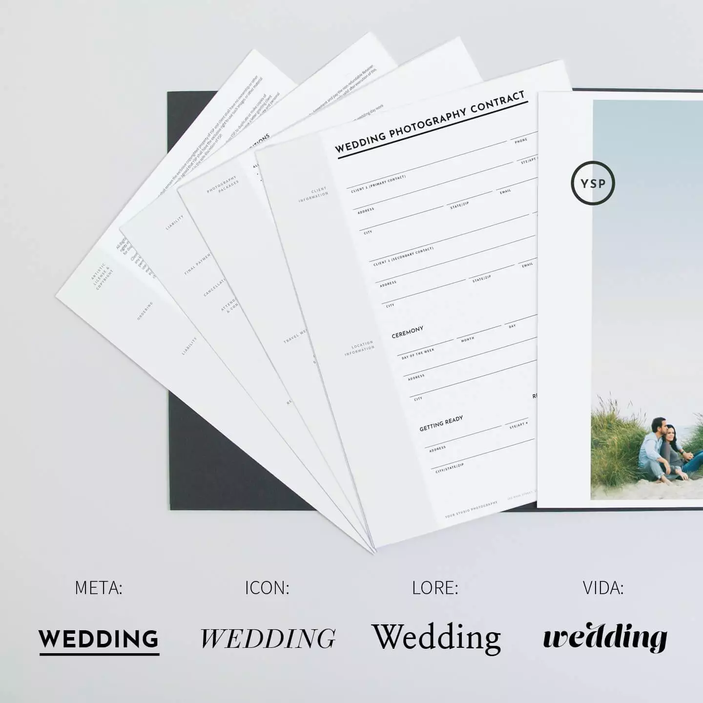DesignAglow Essential Wedding Contract & Forms