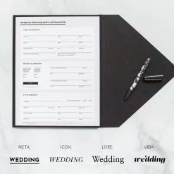 DesignAglow Essential Wedding Contract & Forms