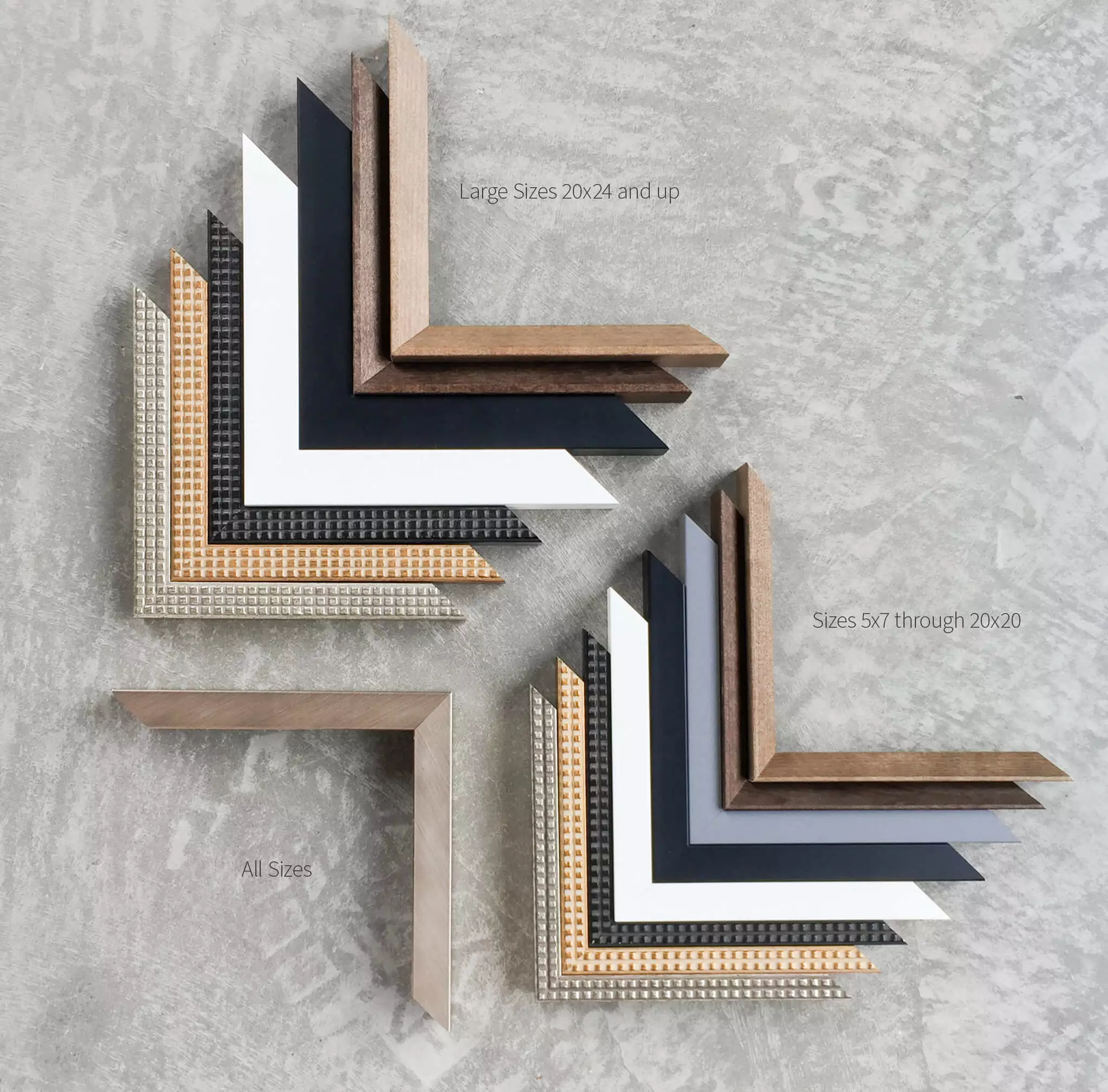 NW Framing Grab & Go Galleries Collection 1: Ready-Made Frames