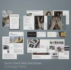 DesignAglow Senior Client Welcome Packet High School Seniors