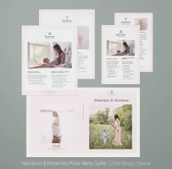 DesignAglow Newborn & Maternity Price Menu Suite Babies & Maternity