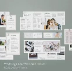 DesignAglow Wedding Client Welcome Packet Weddings & Engagements