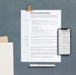 DesignAglow Second Shooter Contract Dark & Moody