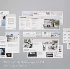 DesignAglow Wedding Client Welcome Packet Weddings & Engagements