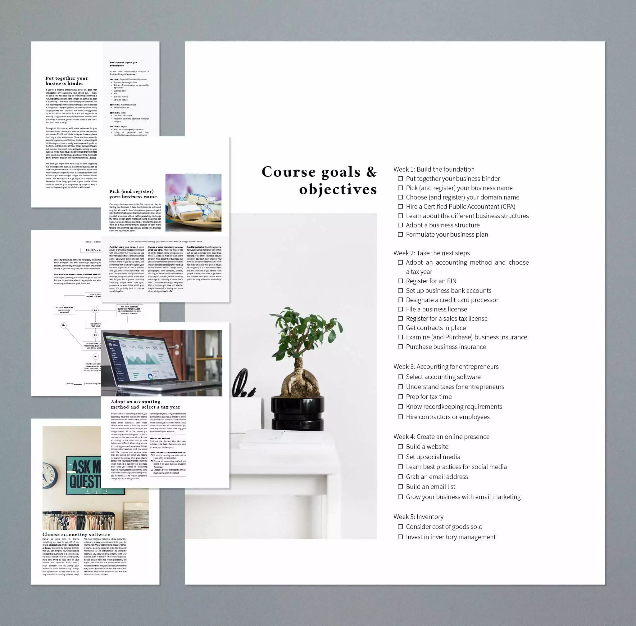 DesignAglow The Ultimate Setting Up Shop Course Business Courses & Resources