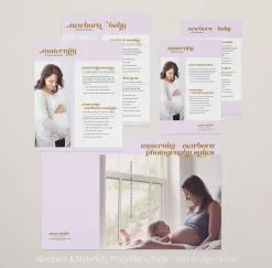 DesignAglow Newborn & Maternity Price Menu Suite Babies & Maternity