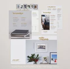 DesignAglow Bold & Fun VIDA Price Menu Suite