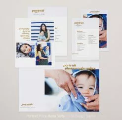 DesignAglow Portrait Price Menu Suite Portraits & Families