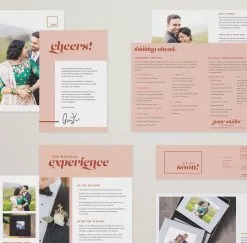 DesignAglow VIDA Client Welcome Packet Bold & Fun