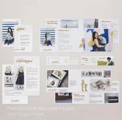DesignAglow VIDA Client Welcome Packet Bold & Fun