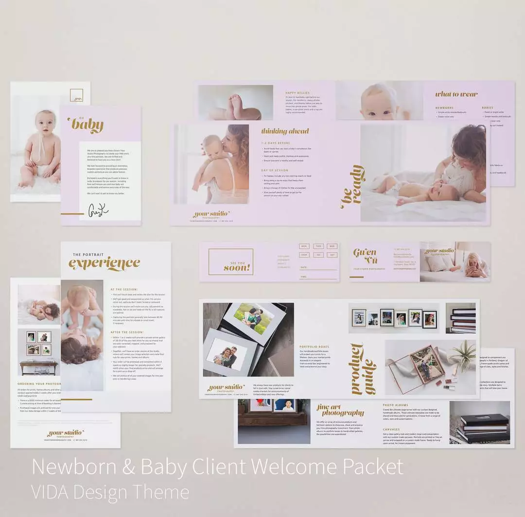 DesignAglow Newborn & Baby Client Welcome Packet