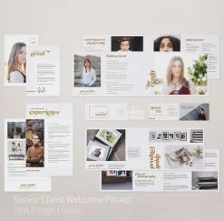 DesignAglow VIDA Client Welcome Packet Bold & Fun