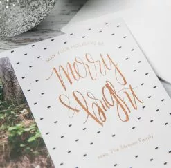 DesignAglow Holiday Cards: Artist's Brush Collection