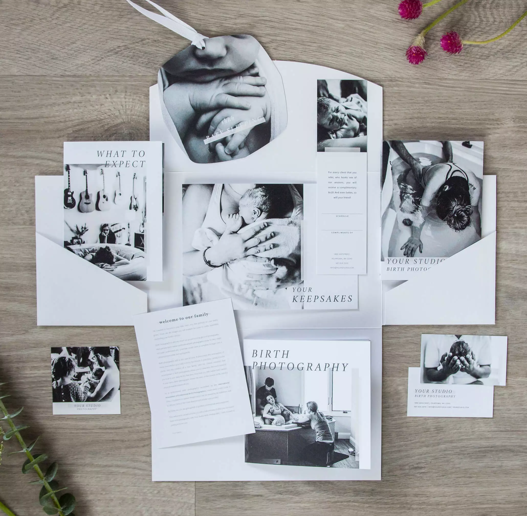 DesignAglow Birth Photography Welcome Packet Babies & Maternity