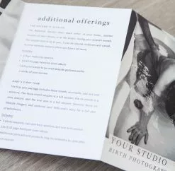 DesignAglow Birth Photography Welcome Packet Babies & Maternity