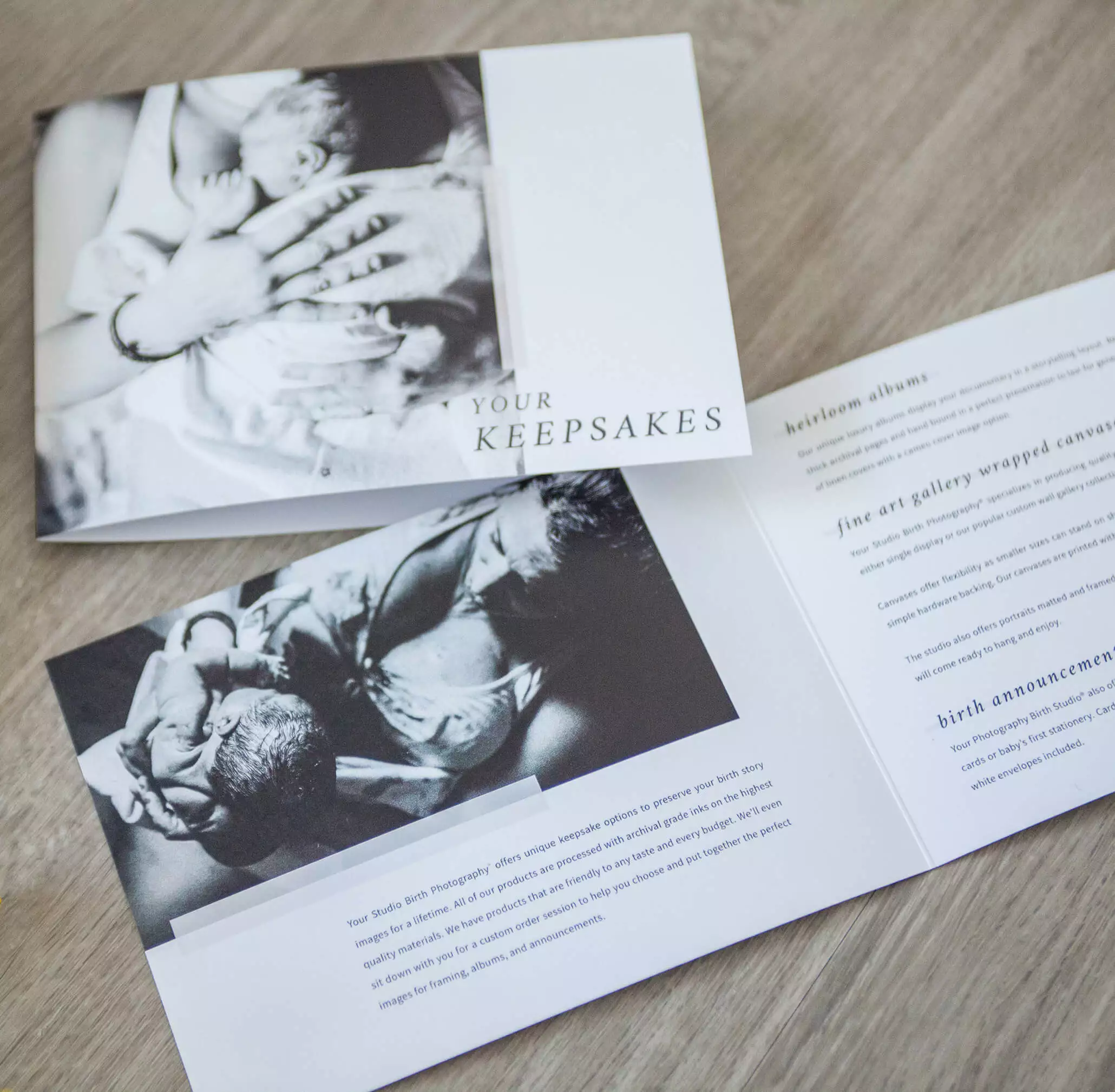 DesignAglow Birth Photography Welcome Packet Babies & Maternity