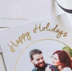 DesignAglow Holiday Cards: Gilded Greetings Collection