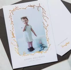 DesignAglow Holiday Cards: Gilded Greetings Collection