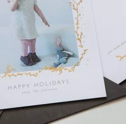 DesignAglow Holiday Cards: Gilded Greetings Collection