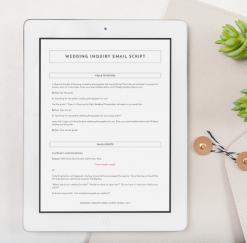 DesignAglow Wedding Inquiry Email Scripts