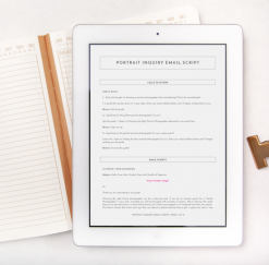 DesignAglow Portrait Inquiry Email Scripts Portraits & Families