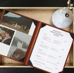 Album Shop Menu Folio Print & Menu Folios