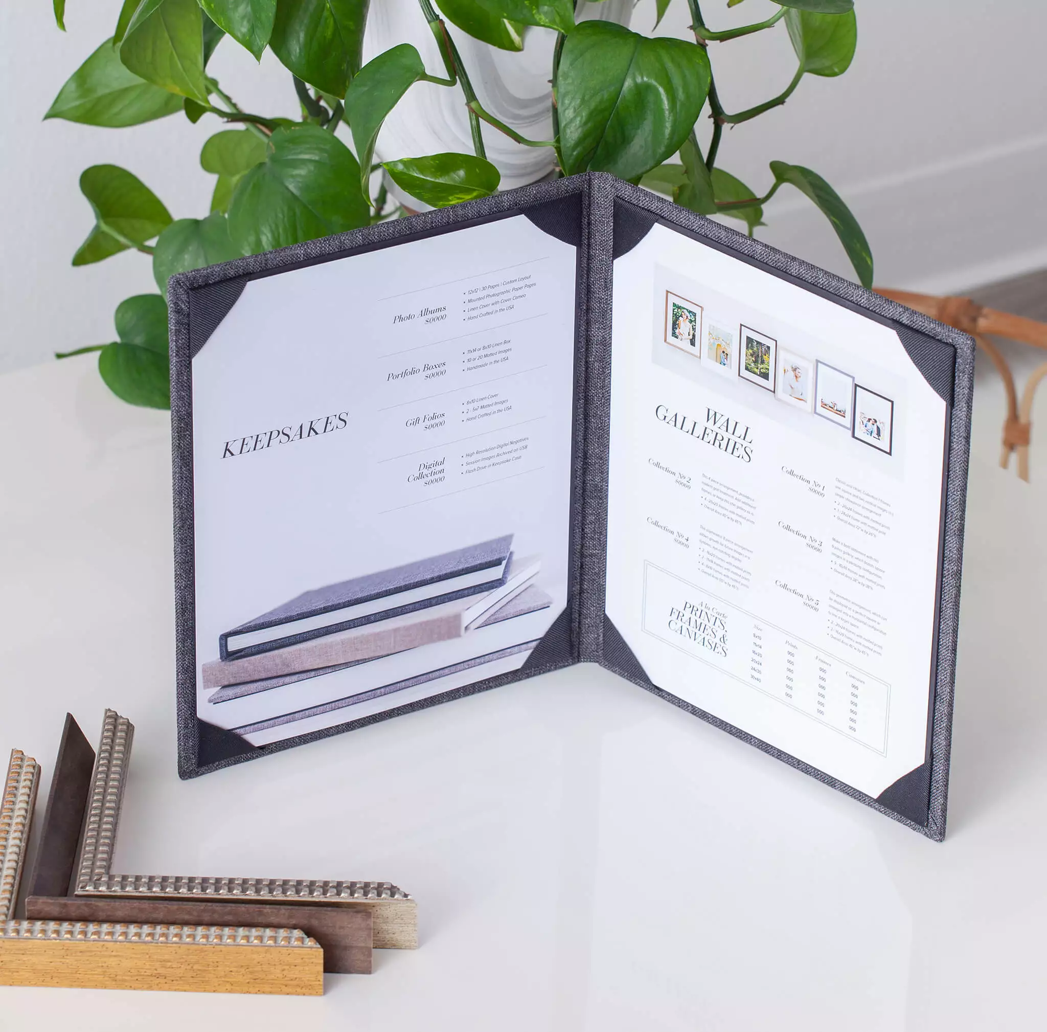 Album Shop Menu Folio Print & Menu Folios