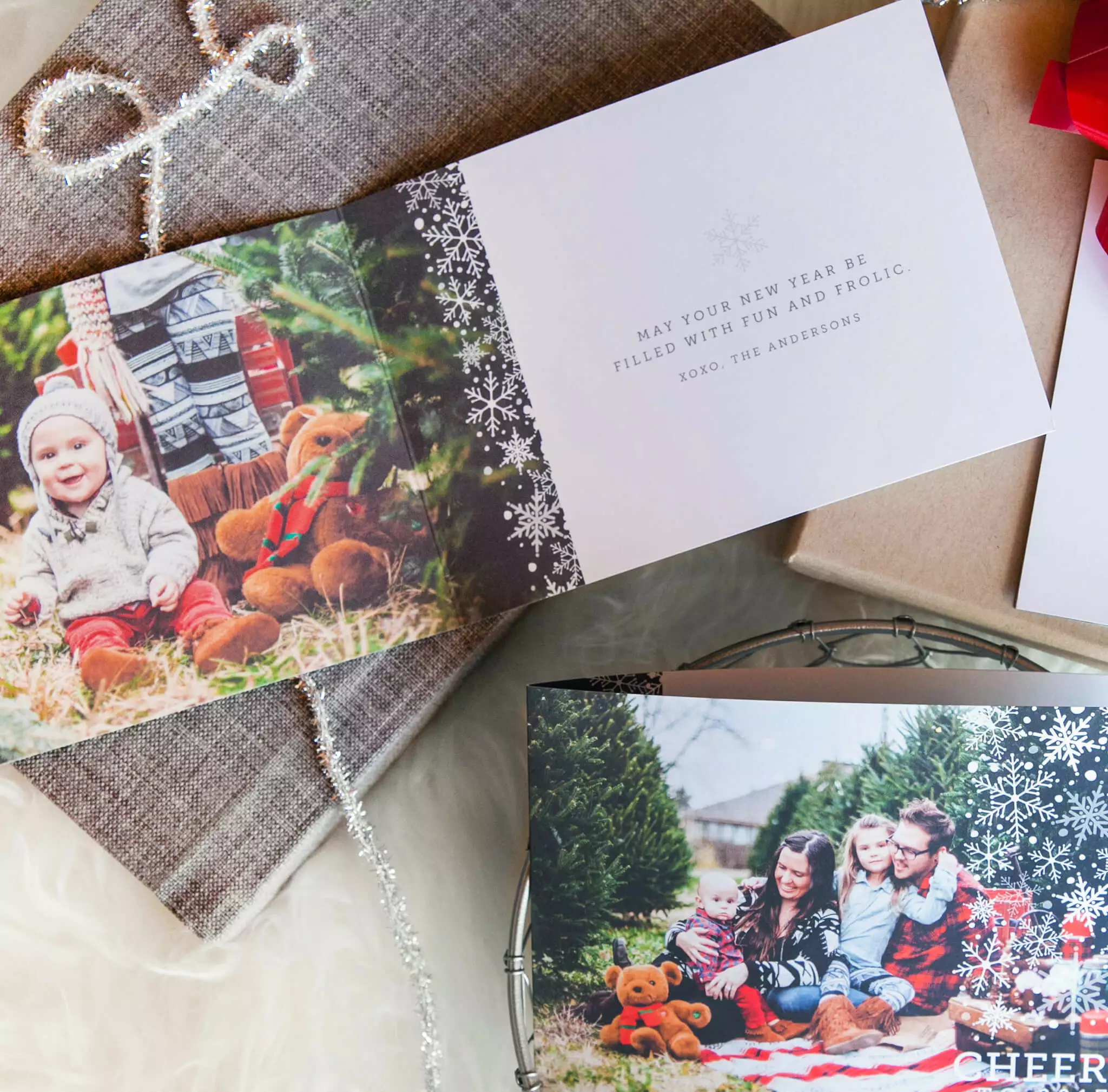 DesignAglow Holiday Cards: Let It Snow