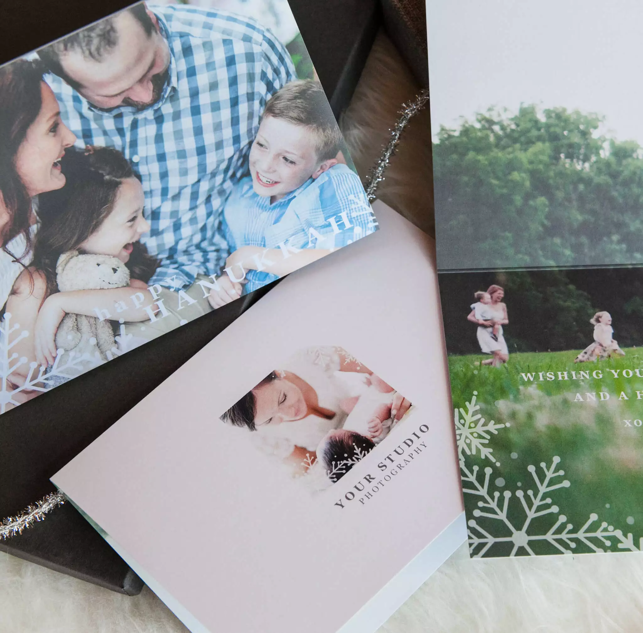 DesignAglow Holiday Cards: Let It Snow