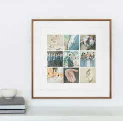 DesignAglow Photo Collage Template: 20x20 With (9) 5x5 Openings Collages & Calendars