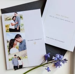 DesignAglow Save The Date Cards: Just My Type