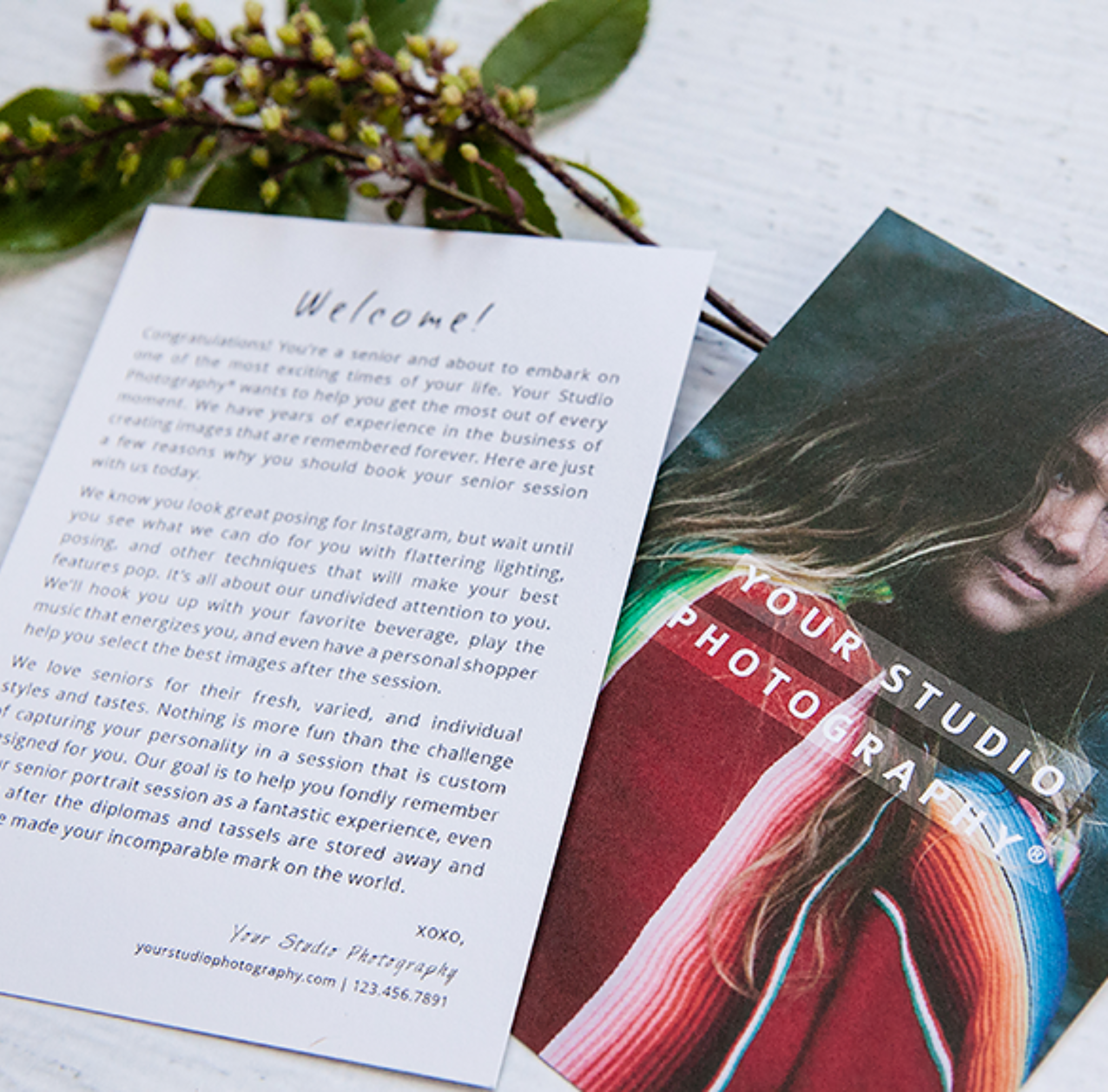 DesignAglow Senior Welcome Packet