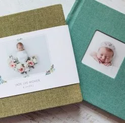 DesignAglow Babies & Maternity Photo Album Templates: Bohemian Baby Book