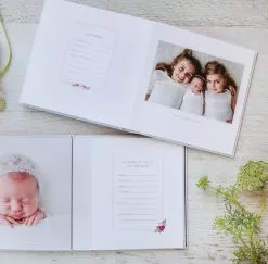 DesignAglow Babies & Maternity Photo Album Templates: Bohemian Baby Book