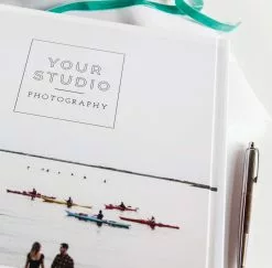 DesignAglow Interactive Wedding Guest Album: Modern Minimalist Edition