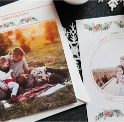 DesignAglow Holiday Cards: Painted Floral Collection