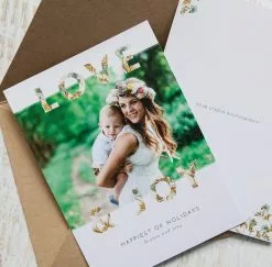 DesignAglow Holiday Cards: Winter Foliage Collection