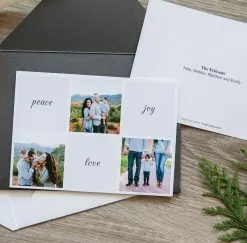 DesignAglow Holiday Cards: Merry Type Collection