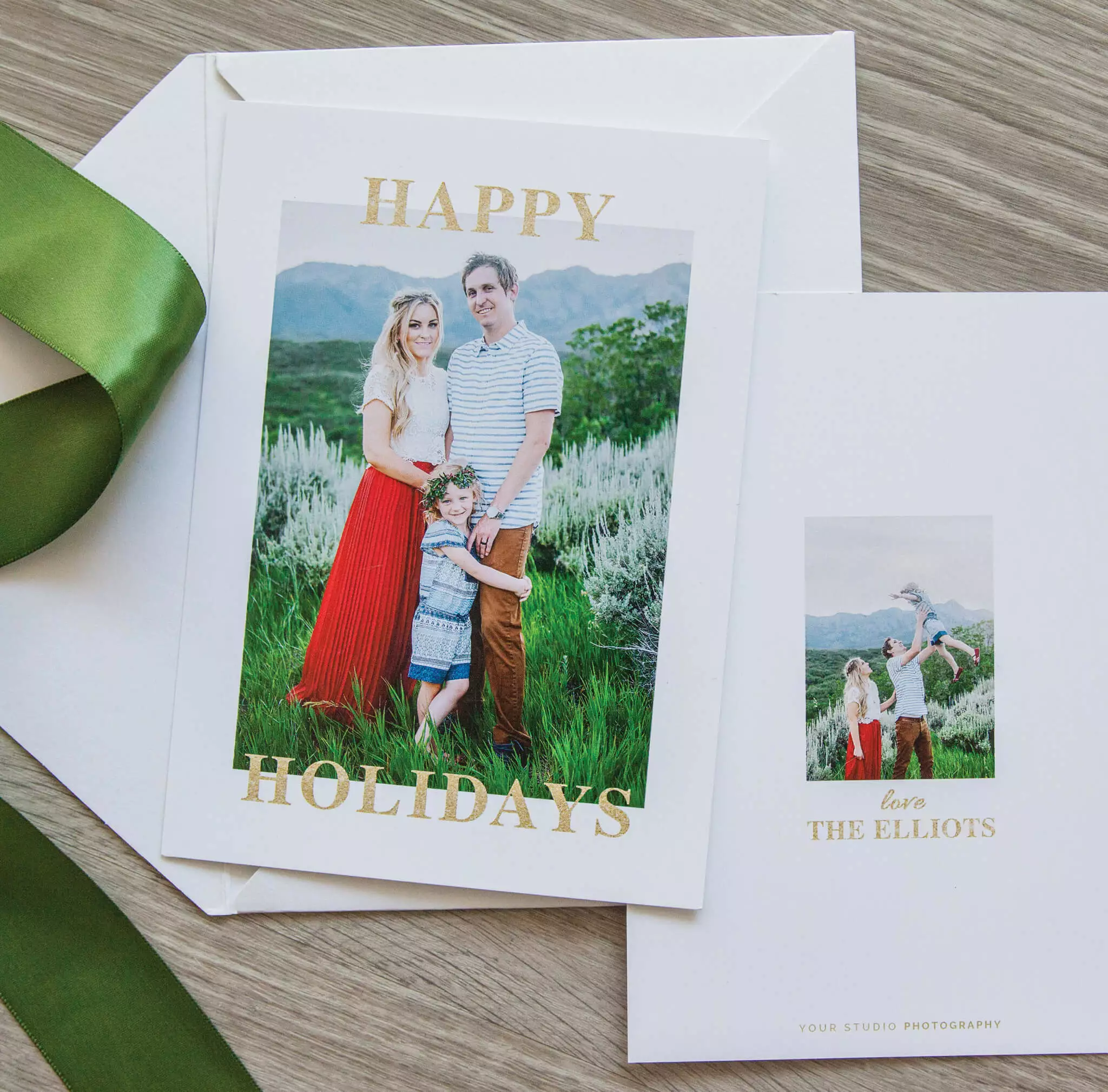 DesignAglow Holiday Cards: Merry Type Collection