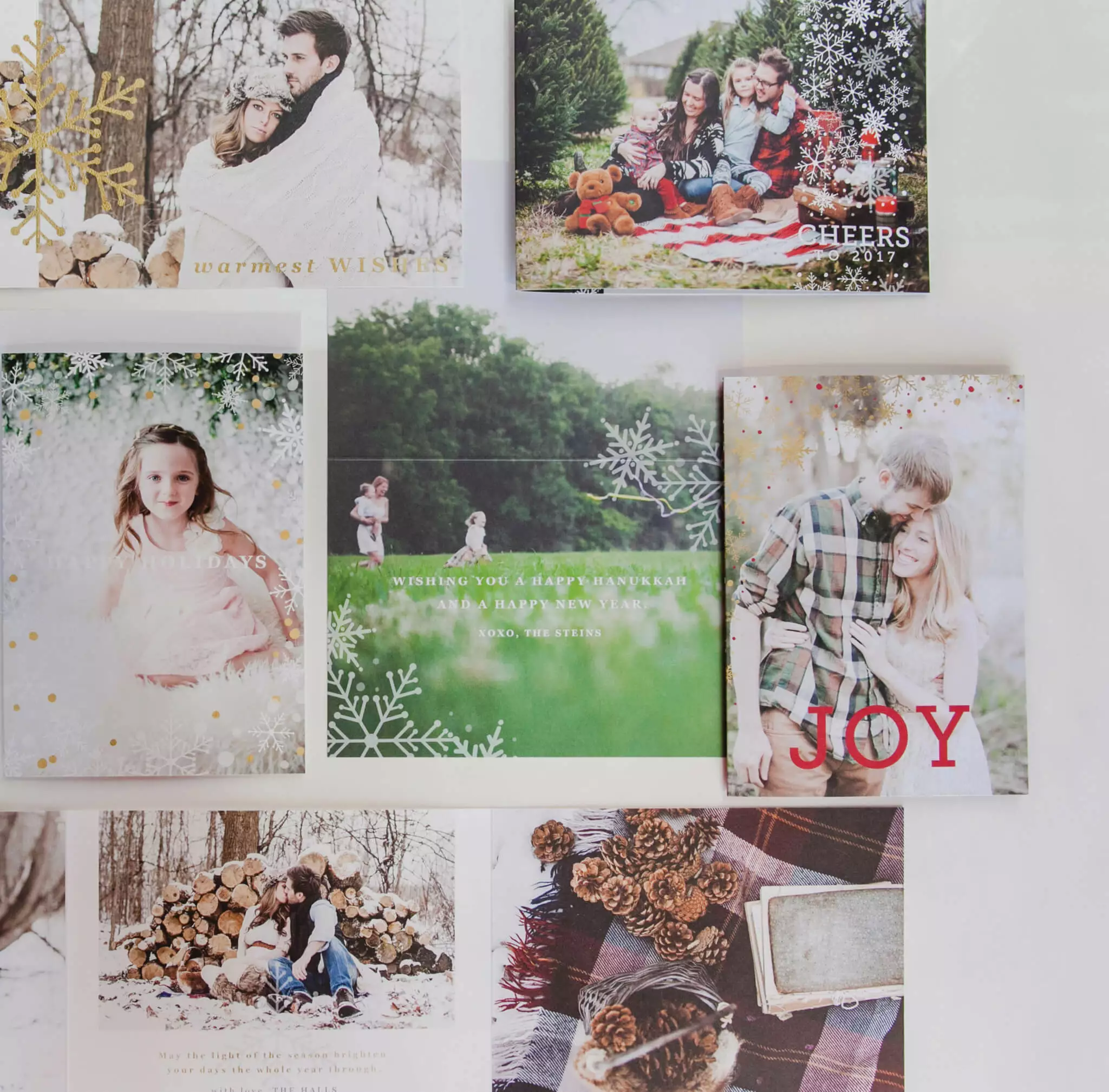 DesignAglow Holiday Cards: Let It Snow