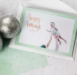 DesignAglow Holiday Cards: Artist's Brush Collection