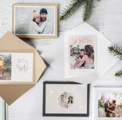 DesignAglow Holiday Cards: Artist's Brush Collection