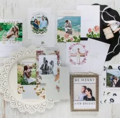 DesignAglow Holiday Cards: Winter Foliage Collection