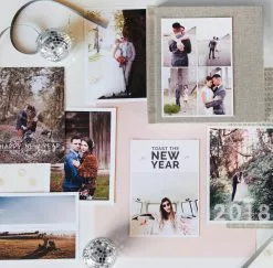 DesignAglow Holiday Cards New Year's Cards: Simply Elegant Collection