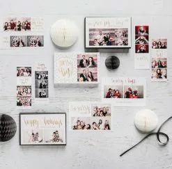 DesignAglow Photo Booth Templates: Holiday Sparkle Collection