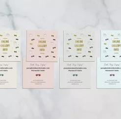 DesignAglow Grab & Go Photo Booth Cards