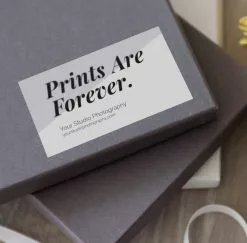 DesignAglow Packaging Stickers: Studio Chic Studio Stationery