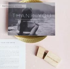 DesignAglow USB Care Card Studio Stationery